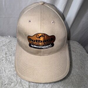 Outback Guidance Hat Cap Gray Adult Used Strapback‎ Gr4